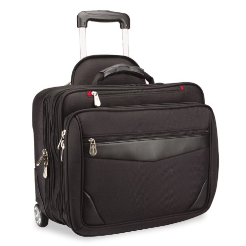Cheap Innovera 22010 15.6-Inch Laptop Roller Bag, Binder/Organizer Sections, 2-Height Handle, Nylon Black