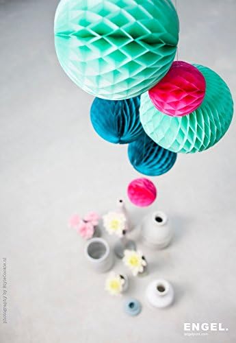 Engel Bunting Honeycomb Paper Hangings Set - Ocean