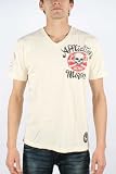 41xRnFYc8hL. SL160  Affliction Mens Hot Rod Junkie V Neck Tee