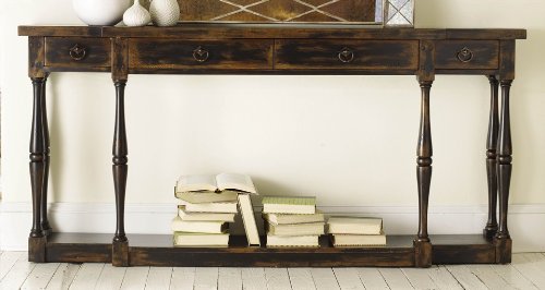 Sanctuary Four Drawer Thin in Ebony