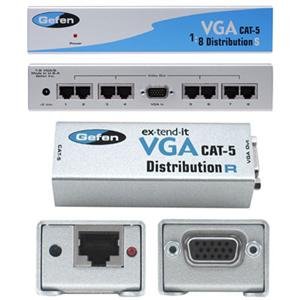NEW 1x8 VGA CAT5 Distribution (TV & Home Video)
