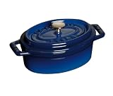  : Staub Mini Oval .25 Quart Cocotte, Royal Blue