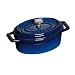 Staub Mini .25 Quart Oval Cocotte, Royal Blue