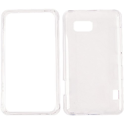 SEE-THRU COVER FOR LG MACH CASE FACEPLATE HARD PLASTIC CLEAR A010-H LS-860 CELL PHONE ACCESSORY