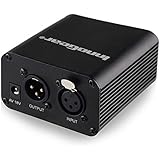 InnoGear&reg; 1- Channel 48V Phantom Power Supply with Adapter for Any Condenser Microphone Music Recording Equipment