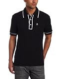 Original Penguin Men's Short Sleeve Classic Fit Earl Polo, Caviar, X-Large