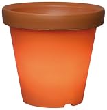 Best Season 491-43 System 24 LED-Pot - Extra, H&ouml;he ca. 36 cm, terracotta