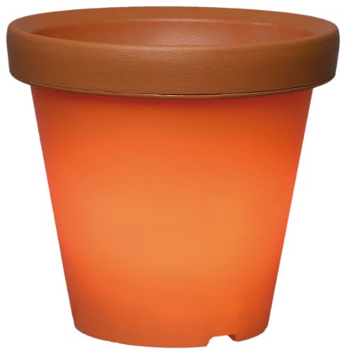 Best Season 491-43 System 24 LED-Pot - Extra, H&ouml;he ca. 36 cm, terracotta Preisvergleich