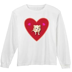 Chihuahua t-shirt in a youth long sleeve t-shirt.