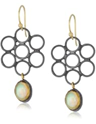 Stephanie Albertson Flower and Gemstone Earrings