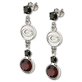 Georgia Bulldogs Logo Crystal Earrings
