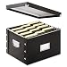 Snap-N-Store Snap Together File Box, Letter/Legal Size, Glossy Black (SNS01536)