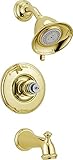 Delta T14455-PBLHP Victorian Monitor 14 Series Bathtub & Shower Trim without Handle, Polished Brass 