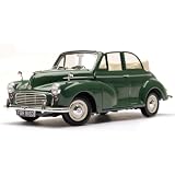 Review Minichamps  / 1:18 Scale Morris Minor Cabriolet Green Diecast Model Car