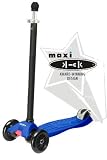 Maxi Kick Scooter - NAVY BLUE with Pilot Stick Steering. Winner of the Oppenheim Portfolio Gold and Platinum Seal Awards 2009