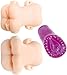 Fleshy Light Vagina and Back Door Power Stroker Male Masturbator and Pocket Pussy - 2 Pack
