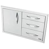 OCI OCI32CU 32in Combination Drawer - Stainless Steel