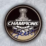 Maxime Talbot Pittsburgh Penguins Autographed/Hand Signed 2009 Cup Puck