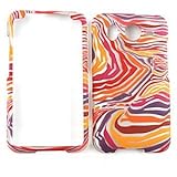 HTC Desire HD/Inspire Red/Orange/Purple Zebra HARD PROTECTOR COVER CASE/SNA ....