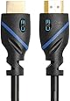High Speed HDMI Cable 25 Feet with Ethernet - Supports 3D and Audio Return [Latest Version], 1-Pack