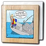 Fish Are Biting Today - 6 Inch Tile Napkin Holder