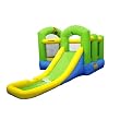 Bounceland Bounce and Splash Island Bounce House - Green/ Yellow