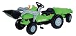 BIG 56525 - BIG-Jimmy-Loader und Trailer, Tret-Traktor mit Anh�nger, gr�n