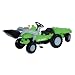 BIG 56525 - BIG-Jimmy-Loader und Trailer, Tret-Traktor mit Anh�nger, gr�n