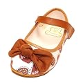 Mini Runway Shop I Love You Mary Jane Shoe- Brown