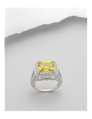 CZ Ring In 92.5 Sterling Silver