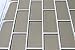 Sample Color Swatch of Sandy Beach Brown 3x6 Glass Subway Tile
