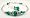 2 Piece Set: Emerald May Birthstone Bracelets: Handmade in .925 Sterling Silver with Swarovski Crystal Birthstones