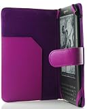 Amazon Kindle 3 3G & Wifi 6" Display Purple PU Leather Wallet Electronics
