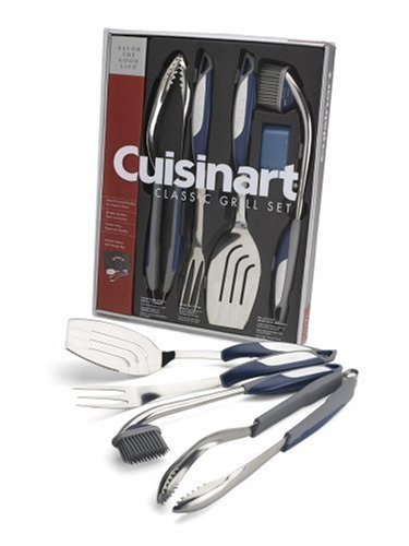 Cuisinart 4-Piece Classic Grill Tool Set