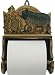 Black Bear & Pine Trees Wood-Carved Toilet Paper Holder 10