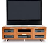 BDI Avion Series 8527 / 8537 65-wide lowboy audio/video cabinet Cherry