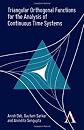 Triangular Orthogonal Functions for the Analysis of Continuous Time Systems