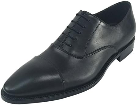 ShoeperStar Men's Italian Calf Black Dress Shoes