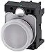 Siemens 3SU11036AA601AA0 Indicator Light, Plastic, IP66, IP67, IP69K Protection Rating, Black Plastic, 22mm, White