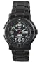 REACTOR Men's 59501 Trident Never Dark Black Dial Black Nitride-Plated Sport Watch