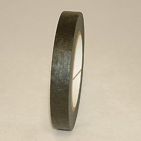 JVCC JV497 Black Masking Tape: 3/4 in. x 60 yds. (Black)