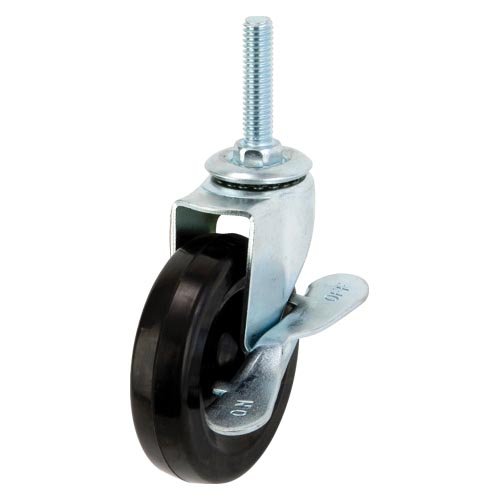 Cover image : ルミナス25mm ストッパー付ゴムキャスター 高さ10cmタイプ 25CS075R 1個