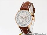 BREITLING Navitimer Montbrillant Chronograph Mens Watch in 18K Pink Gold R4137012/G636/BRCF