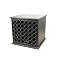 Carved Wooden Storage Box - Brown