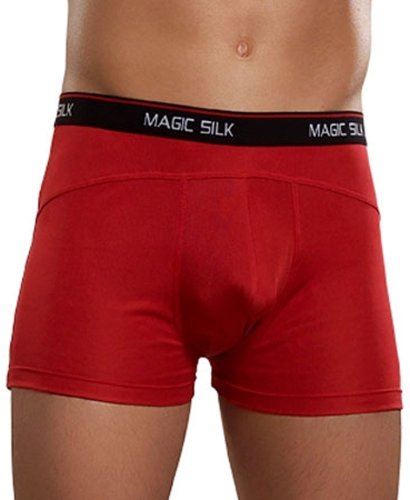 Mens Red Silk Boxer Shorts Underwear