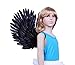 FashionWings (TM) Children's Black Costume Feather Angel Wings Point up or Down