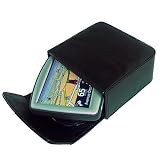 Electronics : Leather Flip Carry Case For TomTom One V4 GB/Europe
