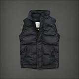 Abercrombie & Fitch(アバクロンビー & フィッチ) アバクロンビー&フィッチ アバクロ ダウン ベスト ダウンベスト Abercrombie&Fitch OULUSKA PASS チャコールグレー S