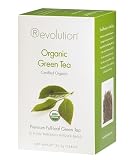 Revolution Tea, Organic Green Tea (Certified Organic), 16 Flow-through Infuser Bags in a Stay-Fresh Container