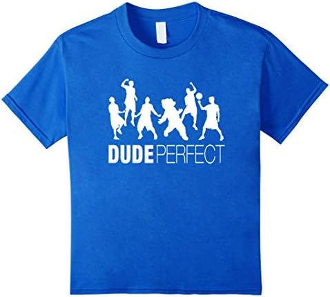 Kids Dude Trick Shots Perfect Funny Tee Shirt 12 Royal Blue